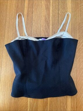 Reformation Black Melanie top